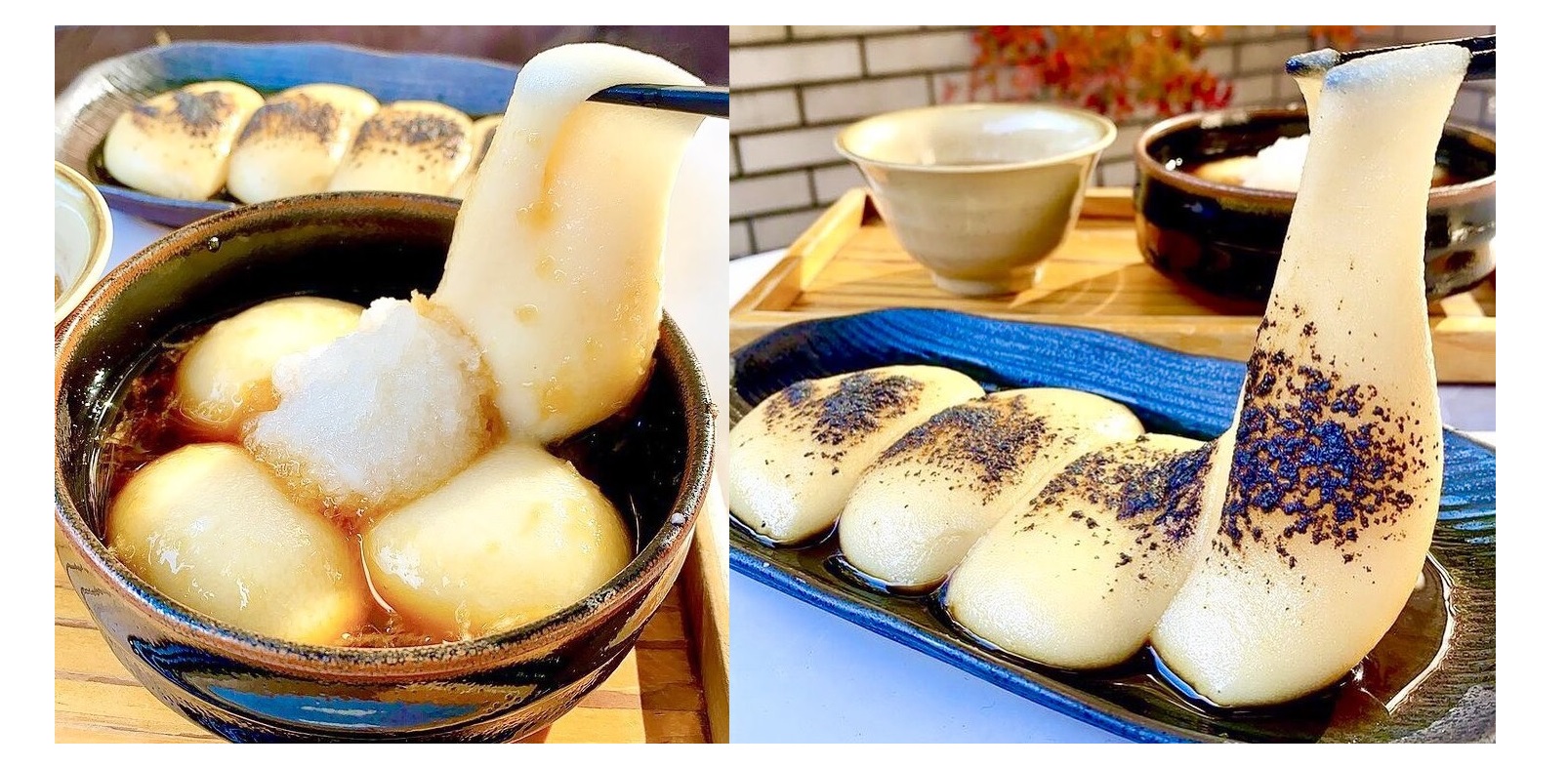 極上のスイーツ 愛知県名古屋市塩釜口駅近くにあるお店 茶房もちつき庵 の 大根おろし餅