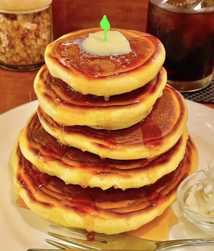 極上のスイーツ 東京都浅草にあるお店 ミモザ の Big Hotcake