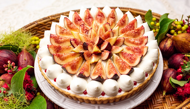極上のスイーツ 8月25日 8月29日まで キル フェ ボン ではイチジクを使った限定タルト6種を販売