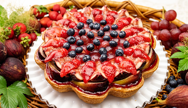 極上のスイーツ 8月25日 8月29日まで キル フェ ボン ではイチジクを使った限定タルト6種を販売