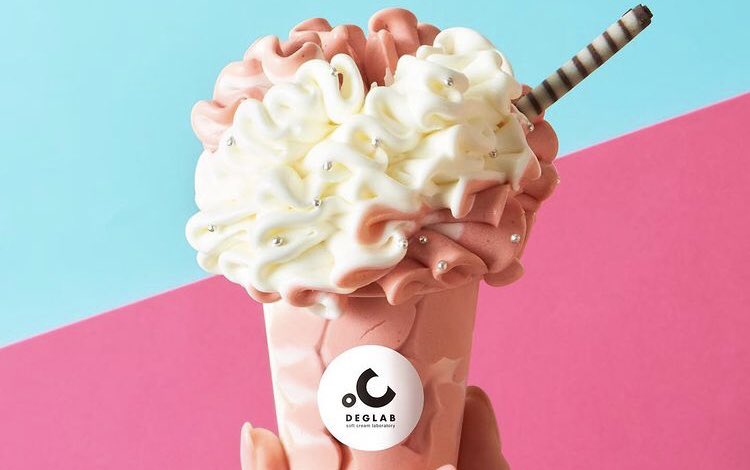 極上のスイーツ 大阪市なんば駅近くにあるお店 ディグラボソフトクリーム研究所 の エアリーソフトクリーム