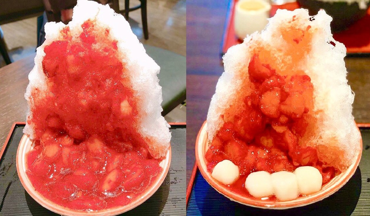 極上のスイーツ 東京都目白駅近くにあるお店 志むら のかき氷 生いちご