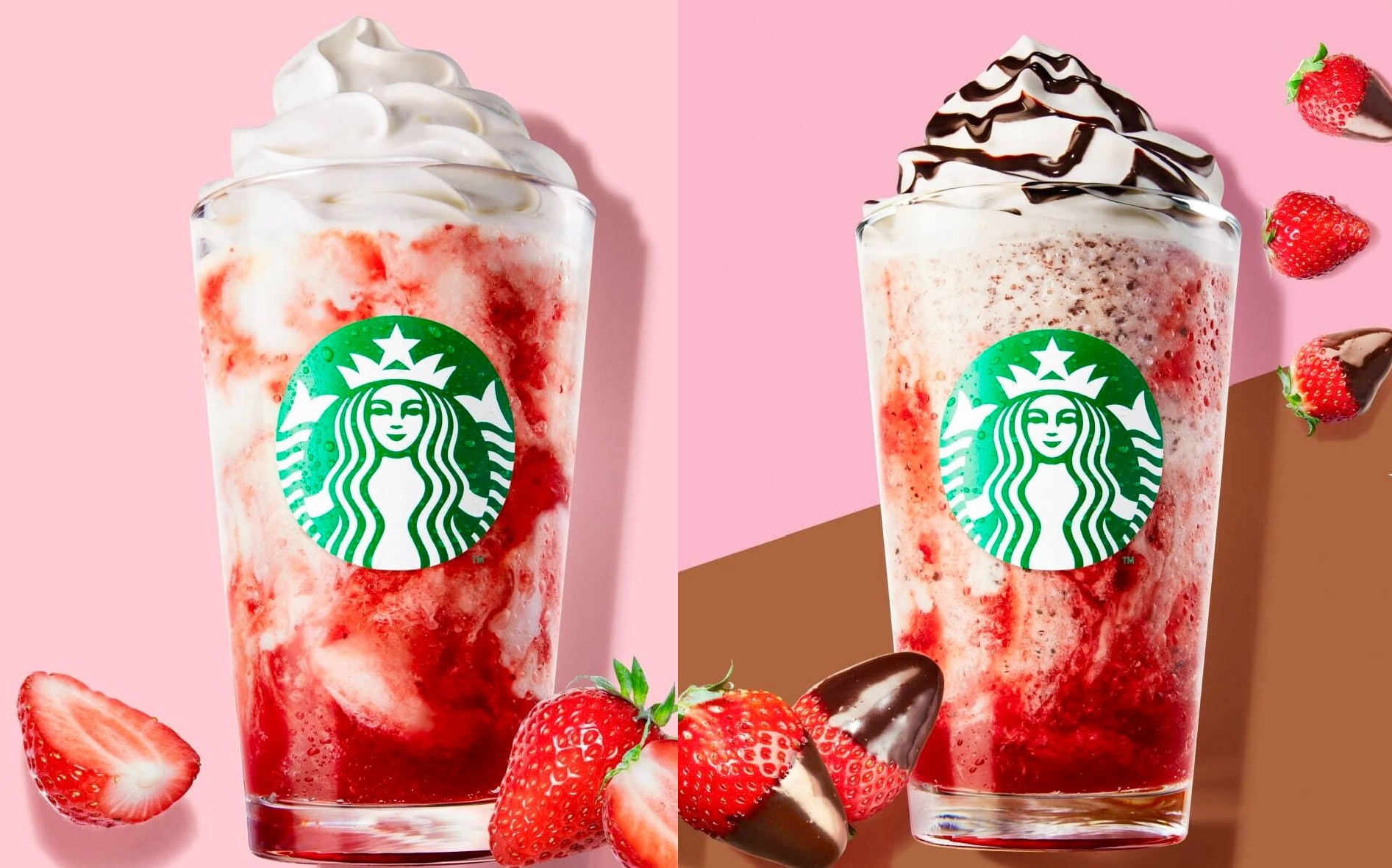 極上のスイーツ ５月１１日よりスタバから ストロベリー フラペチーノ が今年も発売されます